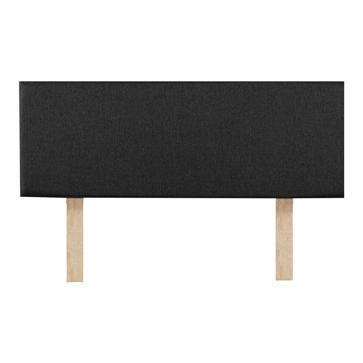 Cama Europea Simmons 2 Plazas Dreamer 190 Cm + Respaldo Praga Marengo