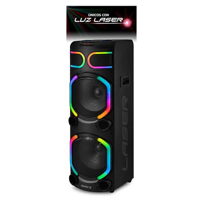 Imagen 1 del producto Minicomponente Láser Master-G MG Supernova Karaoke Negro