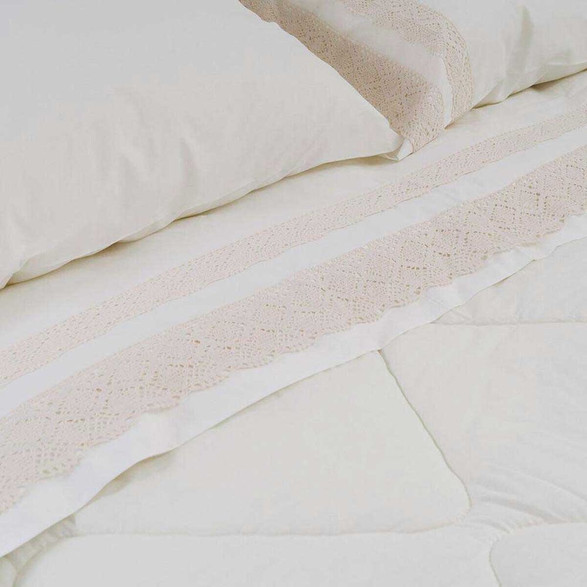 Juego de S&aacute;banas Celta 180 Hilos 2 Plazas con Bolillo