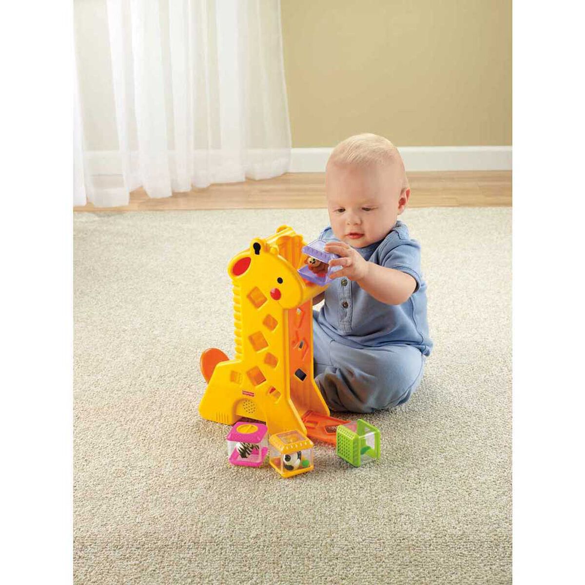 Juguete para Bebés Peek-A-Blocks Jirafa Fisher-Price