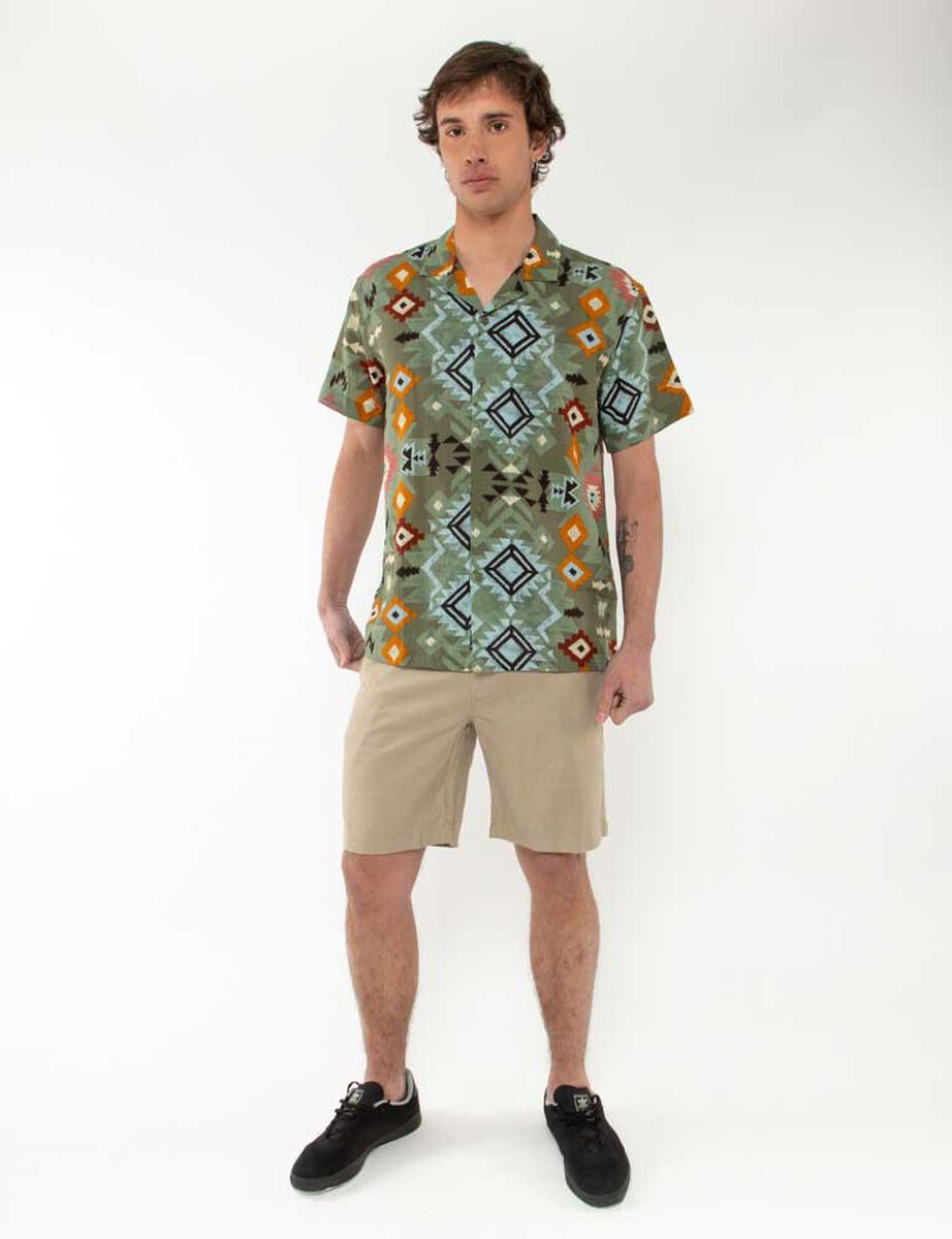 Bermuda Lino Mediterraneo Hombre Fiorucci