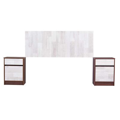 Imagen 1 del producto Respaldo 2 Plazas + 2 Veladores CIC Legno