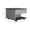 Mesa de Centro TuHome 5G-1 Ceniza Wengue