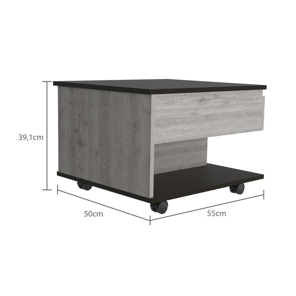Mesa de Centro TuHome 5G-1 Ceniza Wengue