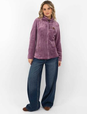 Imagen 2 del producto Polerón Peludo Mujer Icono Morado