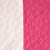 Cubrecama Heat Press Sherpa Stone Pink 1,5 Plazas