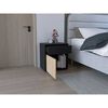 Velador Tuhome Grayson 1 Caj&oacute;n Wengue Fresno