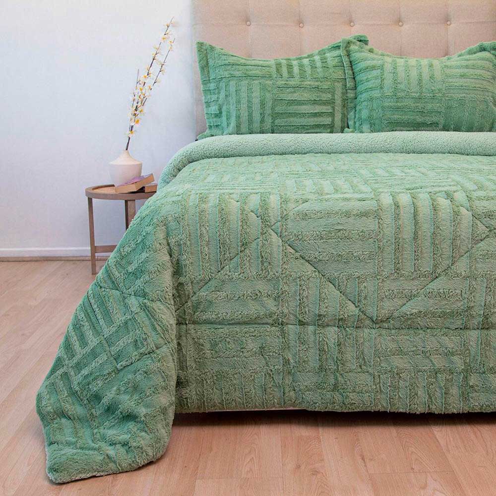 Cubrecama Doral Super King Verde Senses