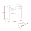 Escritorio + Biblioteca TuHome Office 11 Wengue