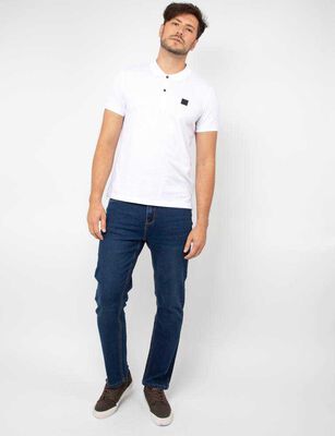 Imagen 2 del producto Polera Piqué Manga Corta Hombre Zibel Beige, Blanco, Grafito