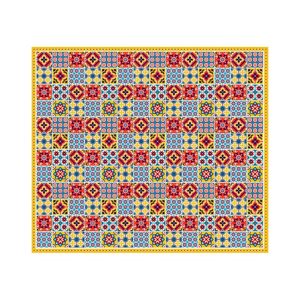 Alfombra Davanti Baldosa Portuguesa 140 x160 Baldosa Portuguesa
