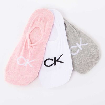 Imagen 2 del producto Pack 3 Calcetas de Algodón Rosado Mujer Calvin Klein