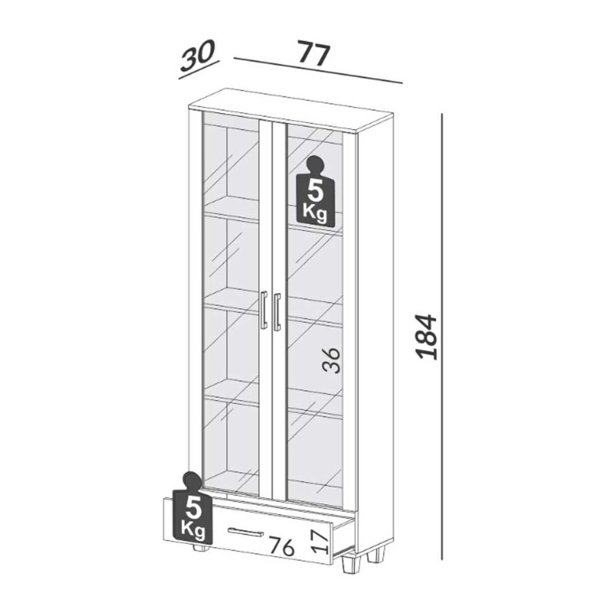 Mueble de Cocina Roca Riñihue 1 Cajón 2 Puertas Canela