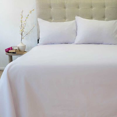 Juego de S&aacute;banas Doral 2 Plazas Lisas 210 Hilos Rosado