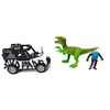 Set Safari con Explorador y Velociraptor con Luz y Sonido Glory Bright
