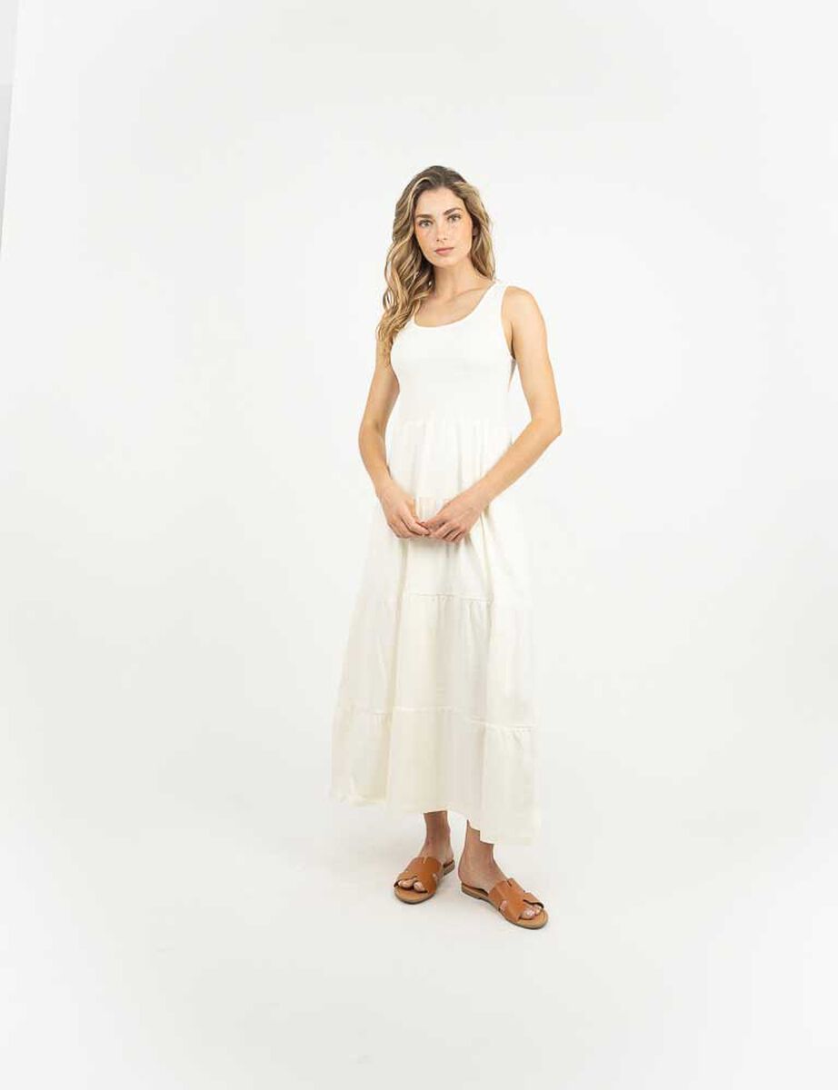 Vestido Maxi Sin Mangas Mujer Zibel