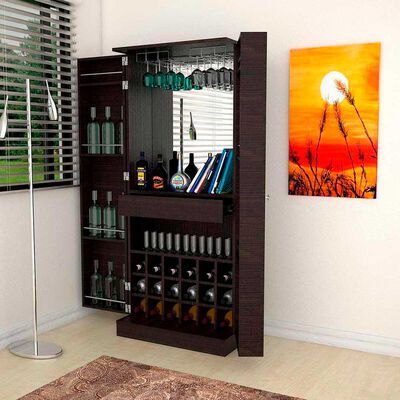 Mueble Bar con Espejo TuHome Sintra