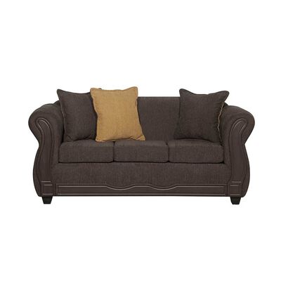 Imagen 2 del producto Juego de Living Black Factory Barcelona Sofá 3 Cuerpos + Dos Sillones 1 Cuerpo Café