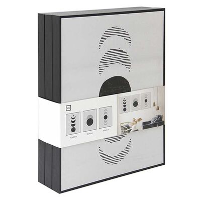 Imagen 2 del producto Set 3 Cuadros para Fotos Plástico Vgo 40 x 30 cm Negro