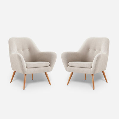 ROSEN Set 2 Poltronas Rosen Bartolo 1 Cuerpo Marfil