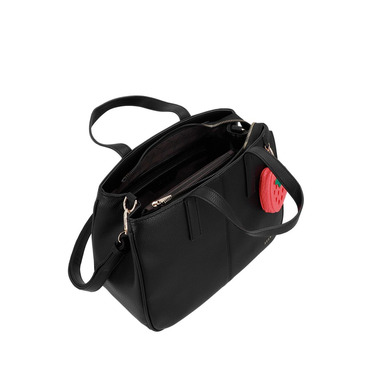 Cartera Tote Secret Aruba SC7 Mediana Negro