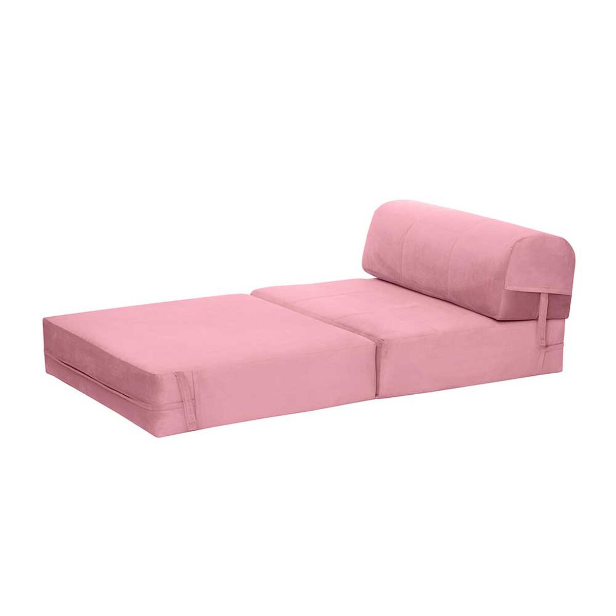 Sofá Cama Latam Home Velvet Siena 1 Cuerpo Palo Rosa