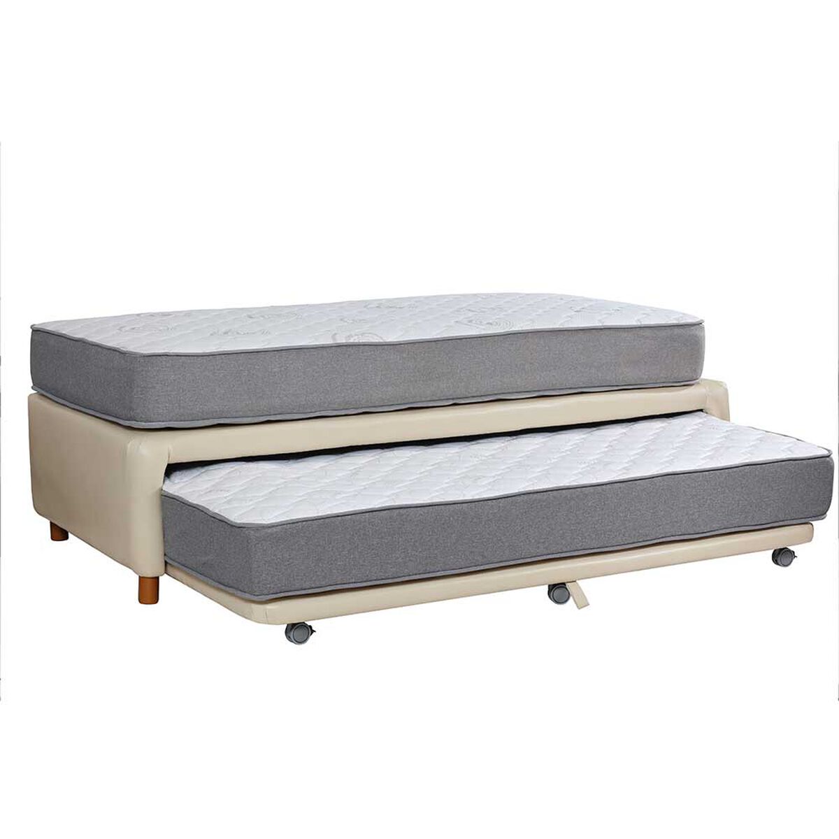Cama Nido Latam Home 1,5 Plazas Zen Pro PU Beige