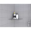 Repisa para Baño TuHome Esquinera Cristal