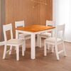 Juego de Comedor Altavision Adriana 4 Sillas Blanco Miel