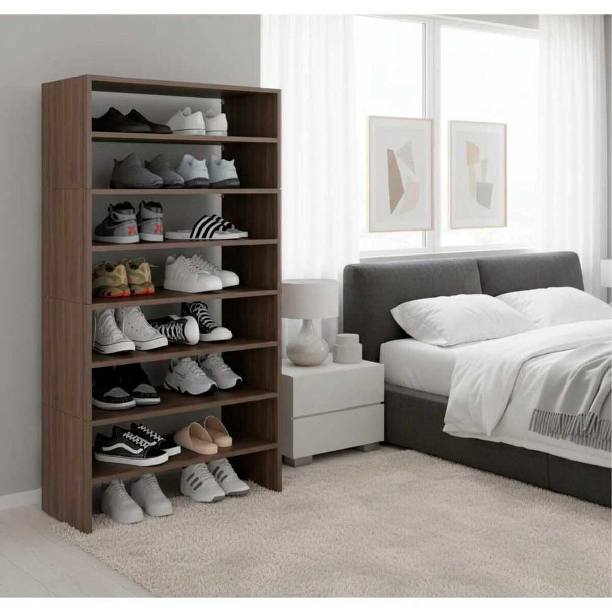 Zapatero Tuhome 7 Repisas Z-72 Milan