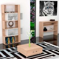 Biblioteca + Mesa de Centro + Arrimo Beijing TuHome