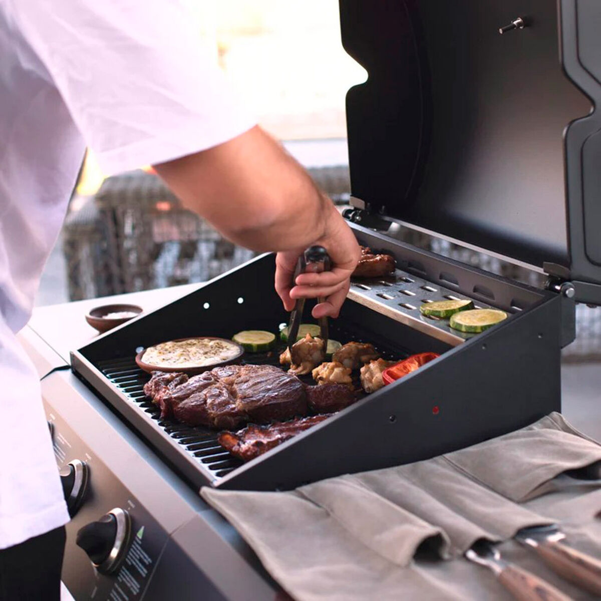 Parrilla a Gas FDV Essence Black 3Q