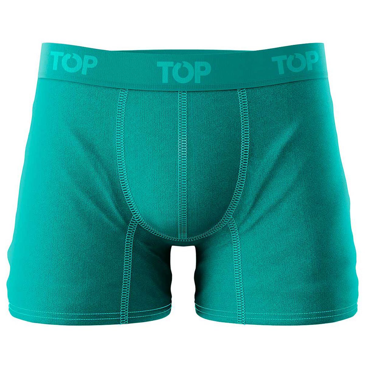 Pack 4 B&oacute;xer Medio Algod&oacute;n Hombre Top