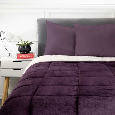 Plumón Flannel Sherpa Casanova 2 Plazas Mora