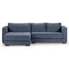 Sofá Seccional Izquierdo Rosen Copeland 3 Cuerpos Indigo