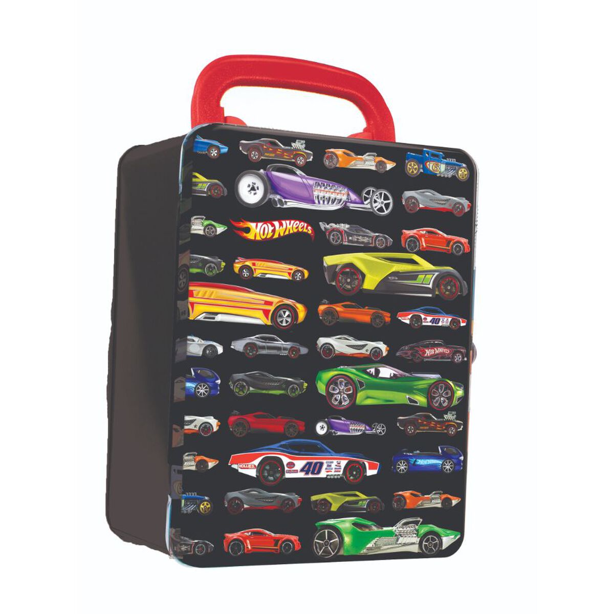 Caja Metalica Porta Autos Hot Wheels
