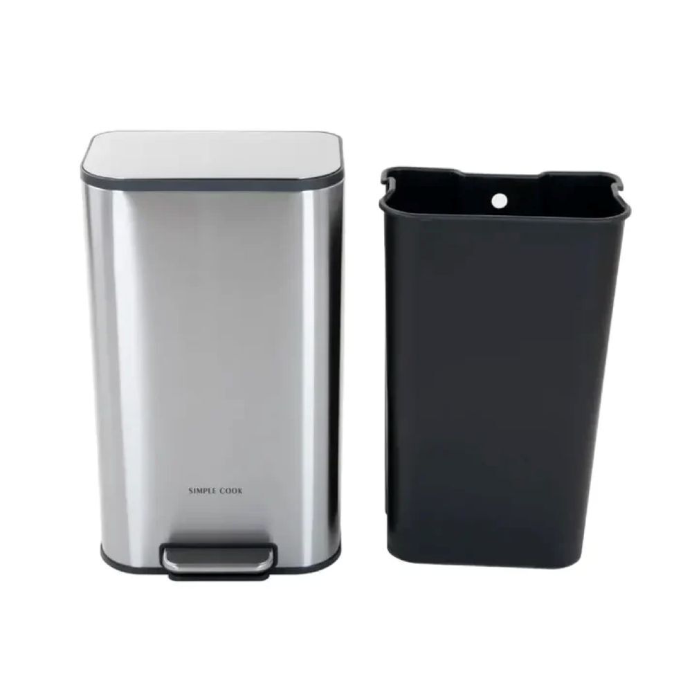 Basurero Mate con Pedal Simple Cook 30 lt.