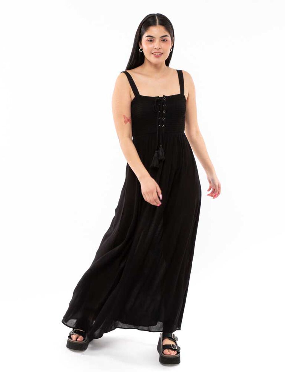 Vestido Largo Sin Mangas Mujer Icono