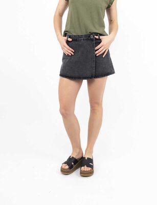 Imagen 1 del producto Falda Short Mini Mujer Zibel Negro
