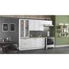 Mueble de Cocina Base Home Mobili Tulum 3 Cajones 2 Puertas Blanco
