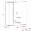 Closet Tuhome Fontan 3 Cajones 4 Puertas Duna-Blanco