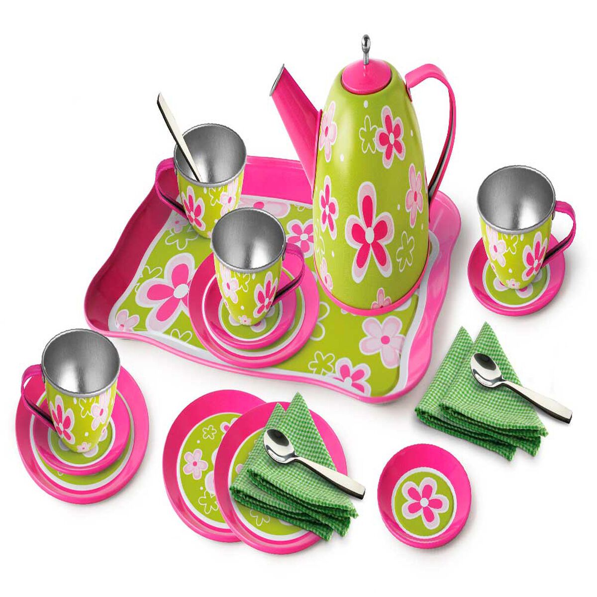 Juego de Té Floral 23 piezas Art Champion