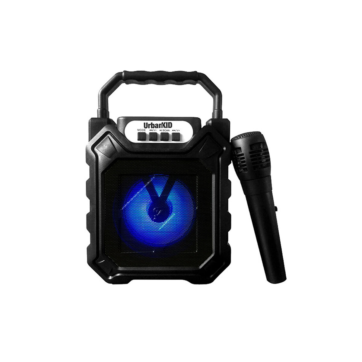 Parlante Bluetooth Urbano Karaoke Kid Negro