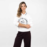 Polerón Mujer Zibel Blanco, Burdeo, Gris-Melan, Navy