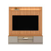 Home TV Di Poretti Design Magnuss Hasta 75" Caf&eacute; Claro