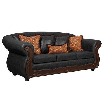 Imagen 2 del producto Sofá Black Factory Estambul 3 Cuerpos Negro