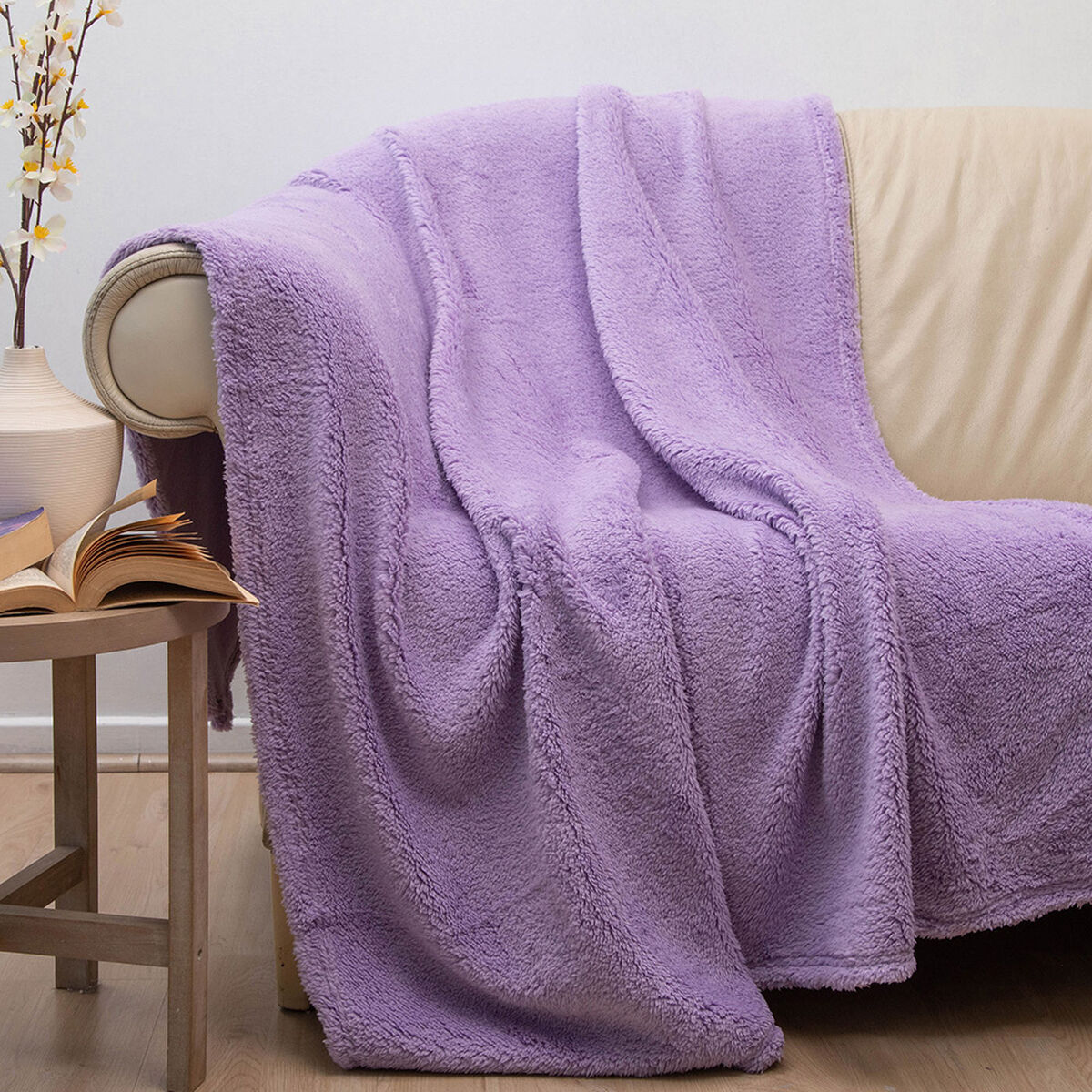Manta Doral Softy Lisa 127x152 cm Lila