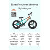 Bicicleta Infantil 8-10 Años Aro 20 Lubabycas Rosada