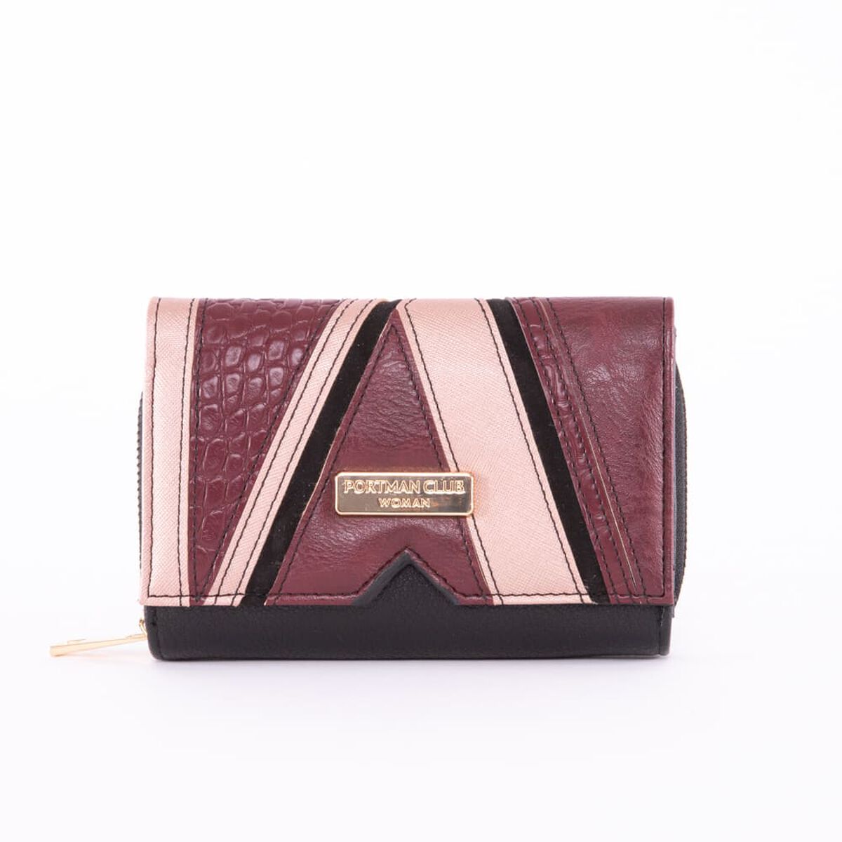 Billetera Ecocuero  Negro Portman Club