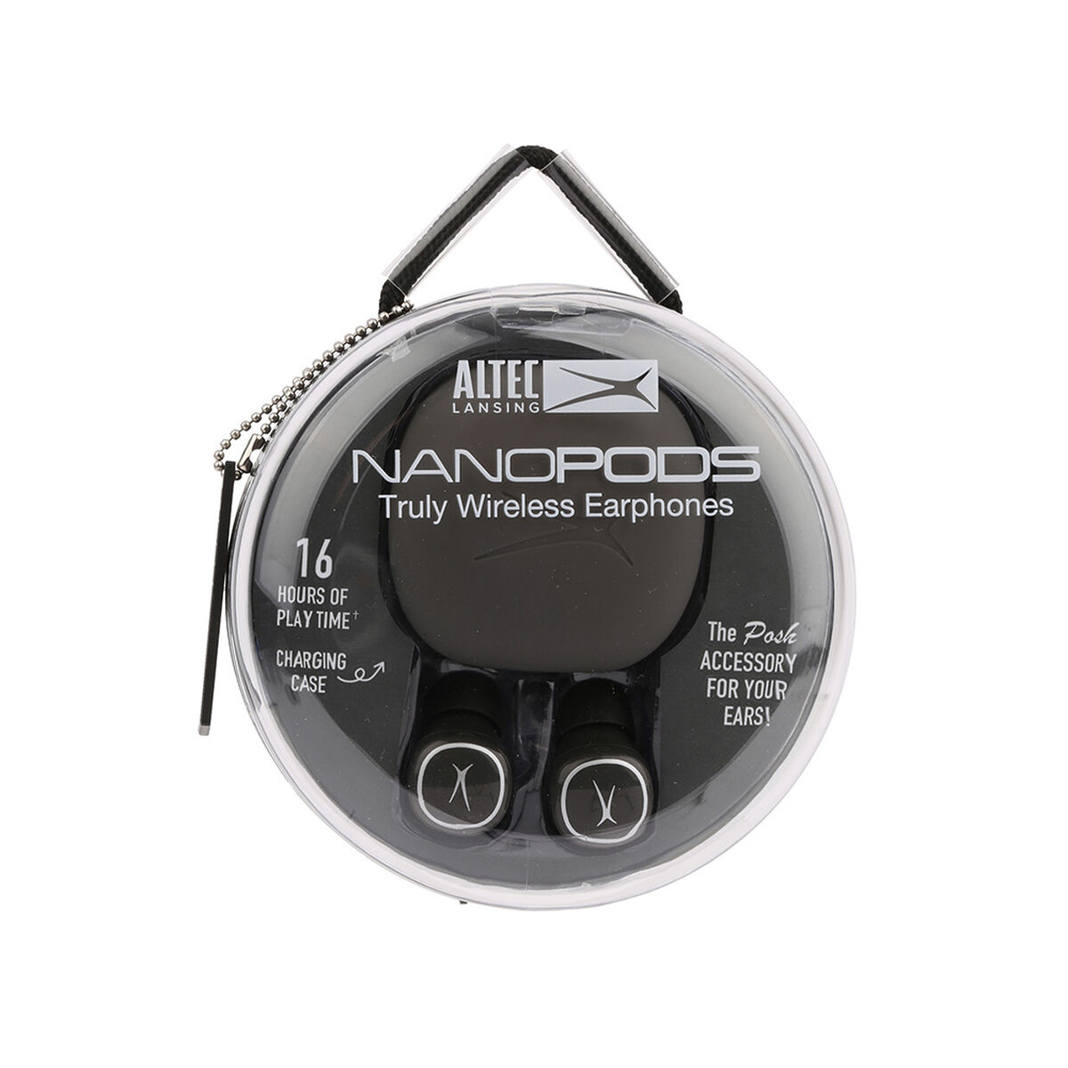 Audífonos Bluetooth Altec Lansing Nano Buds 2.0 MZX5000 Negros